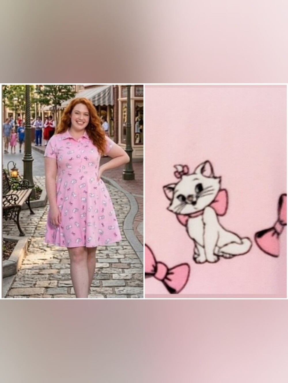 DISNEY Aristocats Dress Hot Topic 4X 4 Cotton Blend